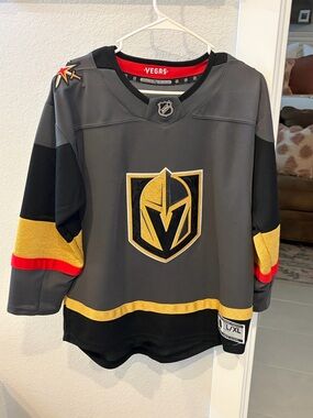 NHL Kids Vegas Golden Knights Black Jersey with Gold Trim